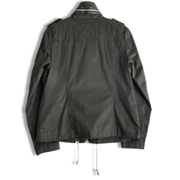 SAM EDELMAN Full-Zip Utility Jacket  Windbreaker Black Sz XS - Picture 7 of 13